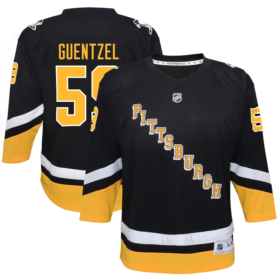 Women's Pittsburgh Penguins Jake Guentzel Black Home Premier Player Jersey