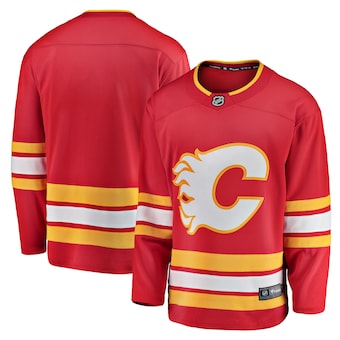 Youth Calgary Flames Red Home - Replica Jersey