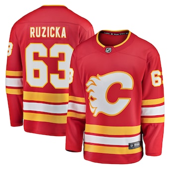 Youth Calgary Flames Red Home - Replica Jersey